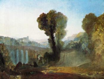 Joseph Mallord William Turner : Ariccia,Sunset
